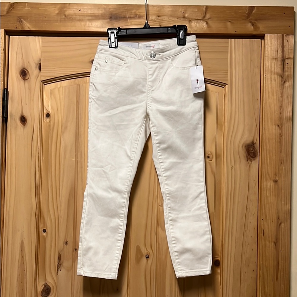 NWT Skinnygirl White Ankle Cropped Jeans 24P/00P